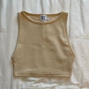 Princess Polly size 6 Beige Crop Top
